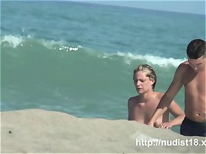 nude beach spycam shoots a torrid stunner with a hidden web cam