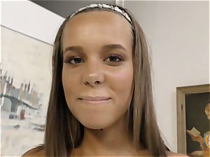 nice teenager Liza Rowe got facial